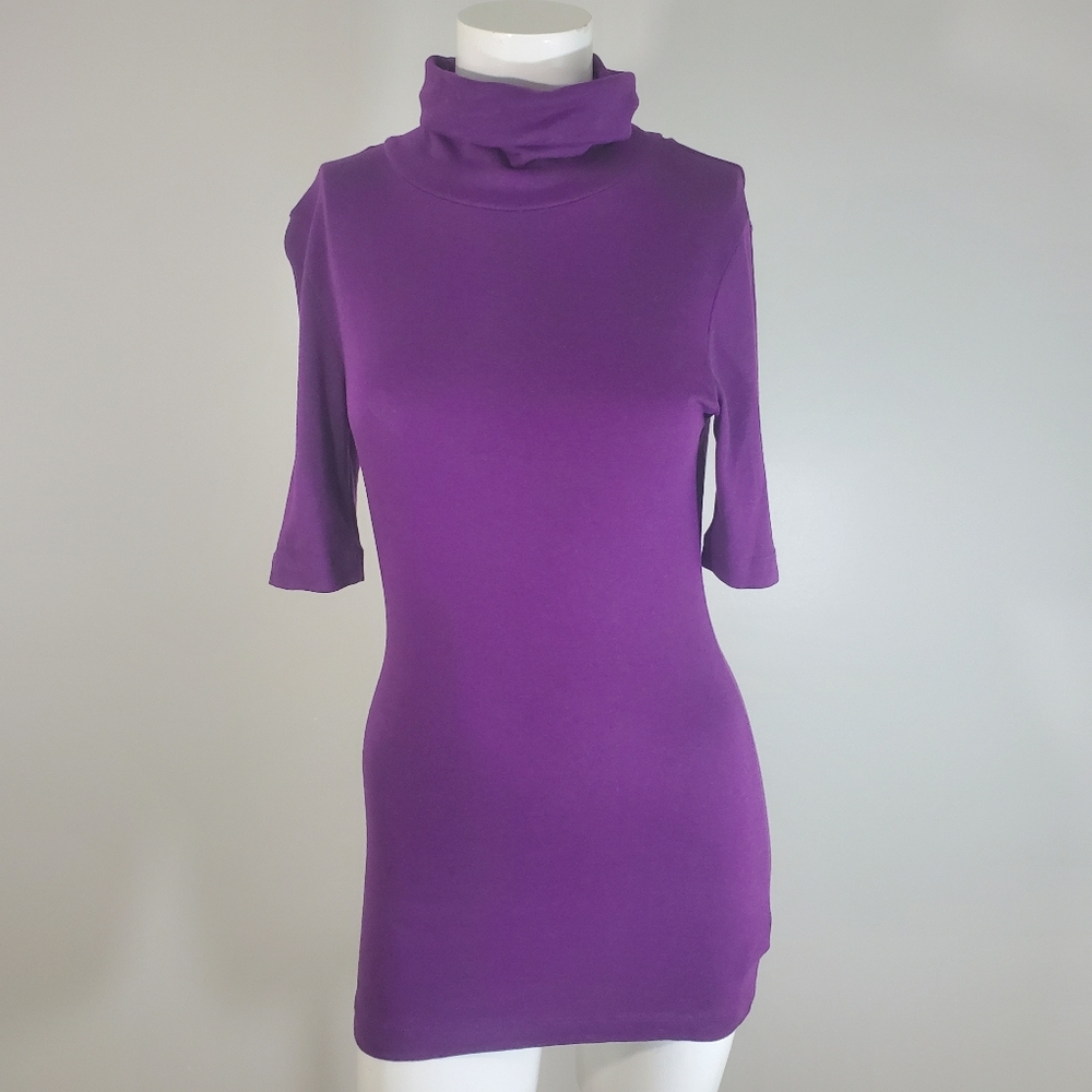 Mossimo Purple Turtleneck Shirt [size SMALL]